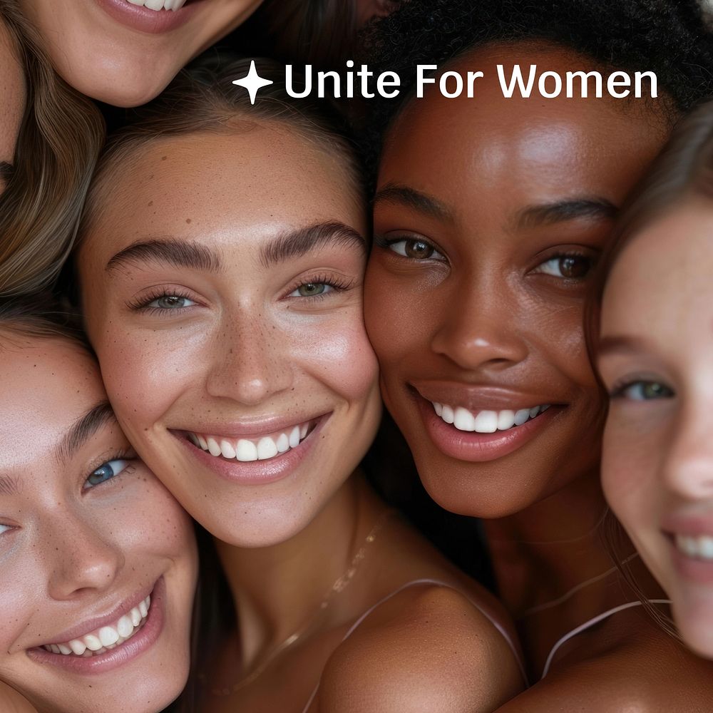 Unite for women Instagram post template