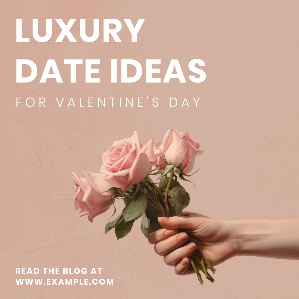 Luxury date Instagram post template