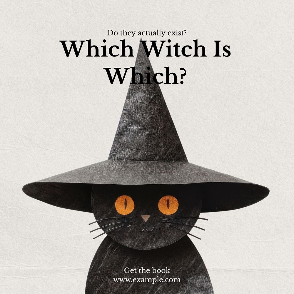 Witches Instagram post template