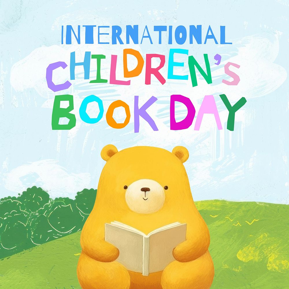 International Children's Book Day Instagram post template