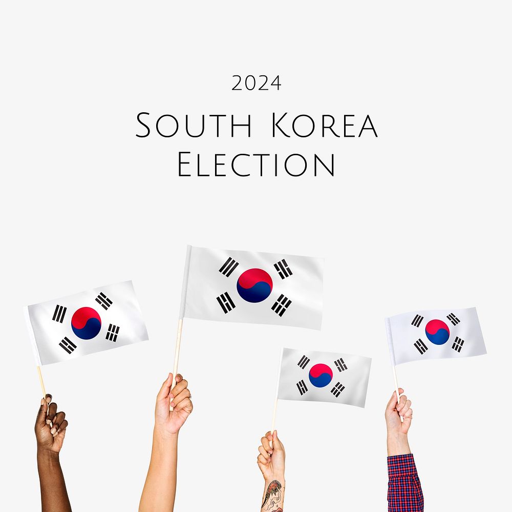 South korea election Instagram post template