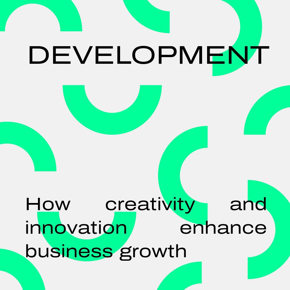 Business development Instagram post template