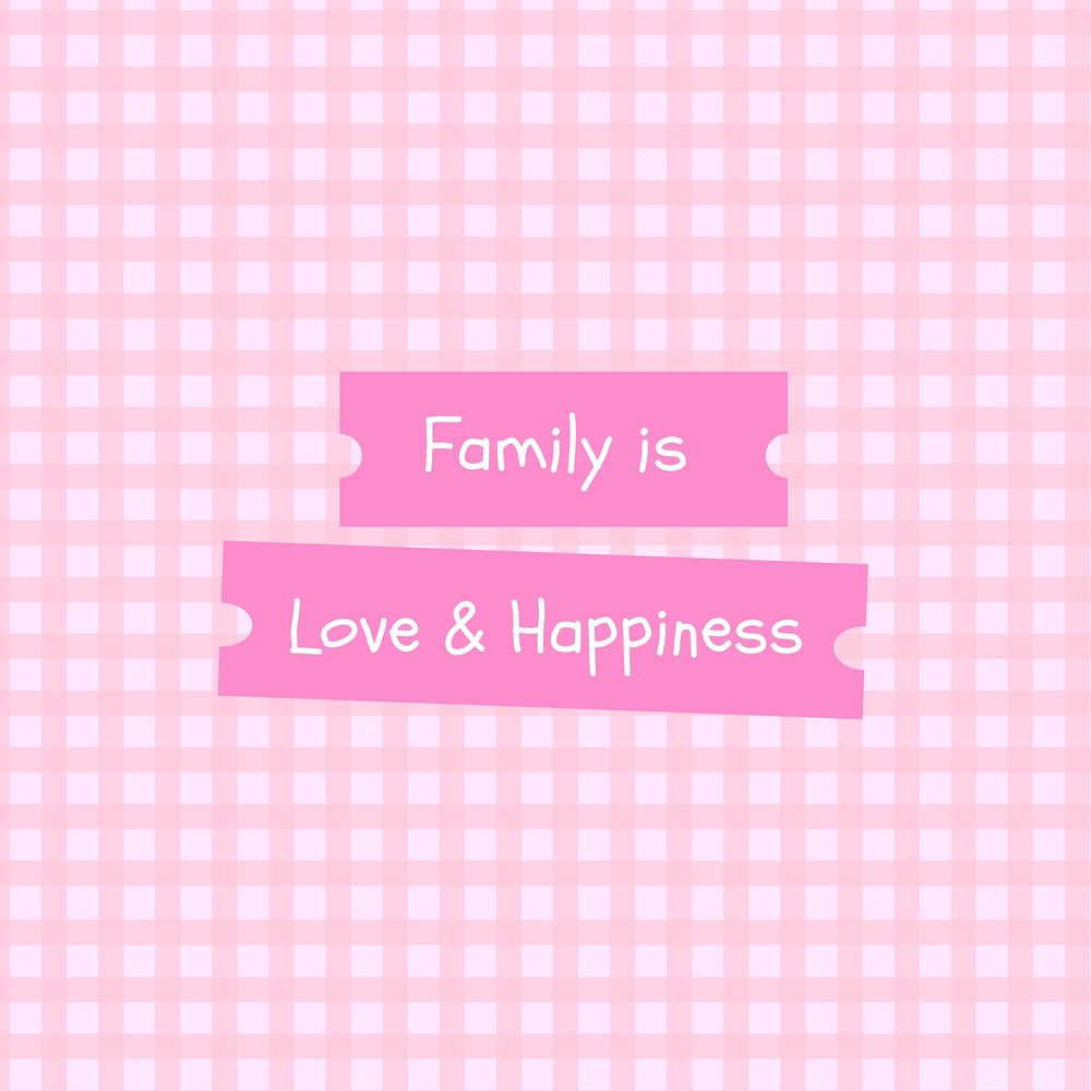 Family love Instagram post template