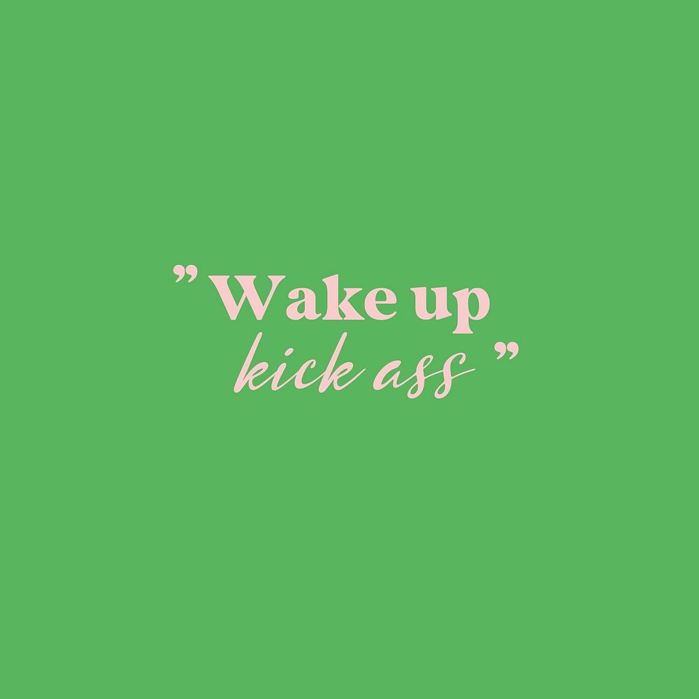 Morning quote Instagram post template