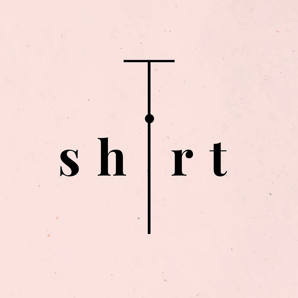 Simple pink Instagram post template t-shirt branding design design