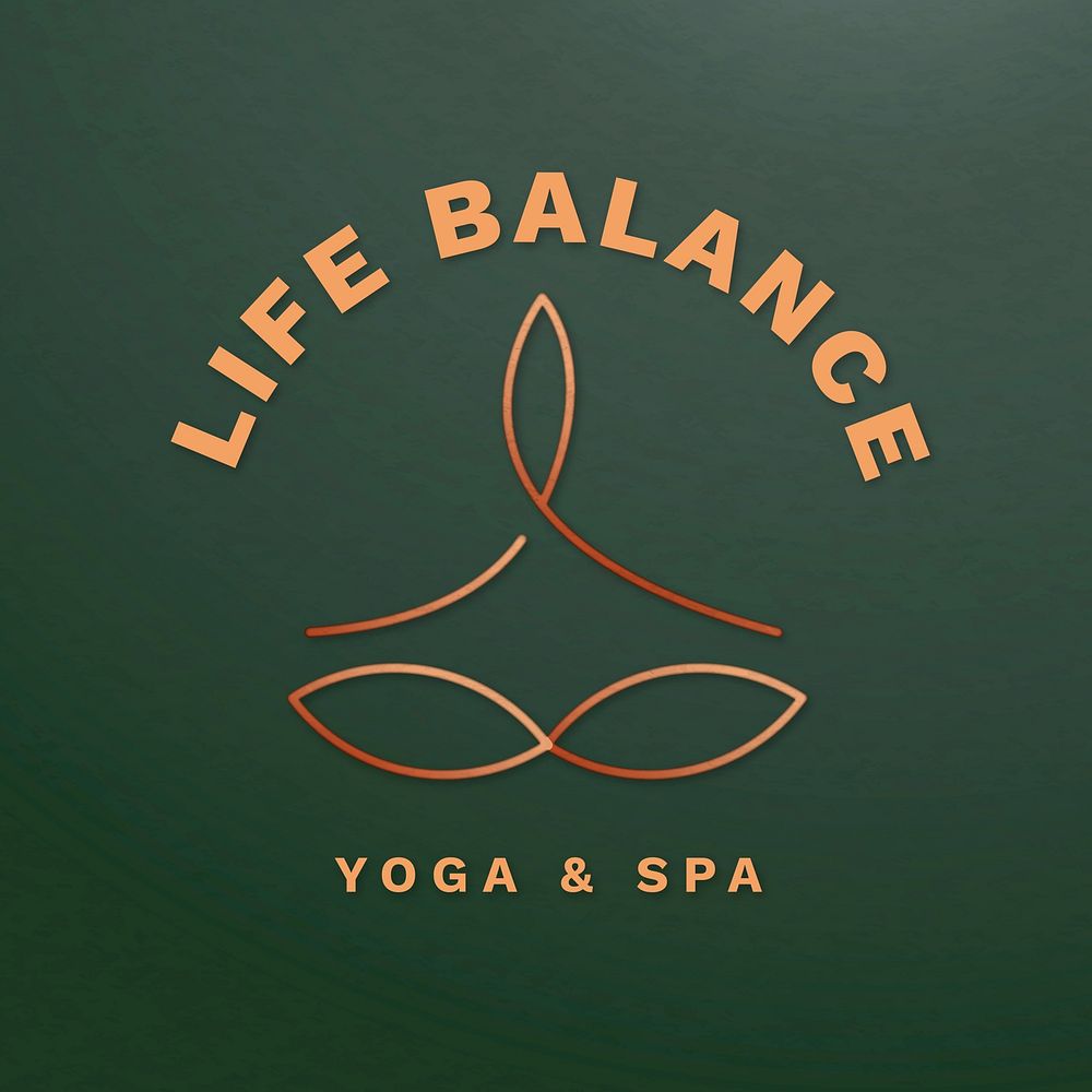Yoga  spa logo template health  wellness  design