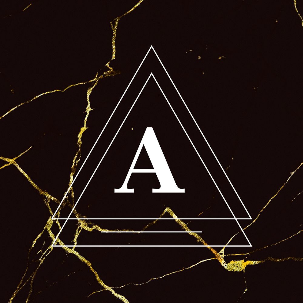 Triangle badge logo template   design