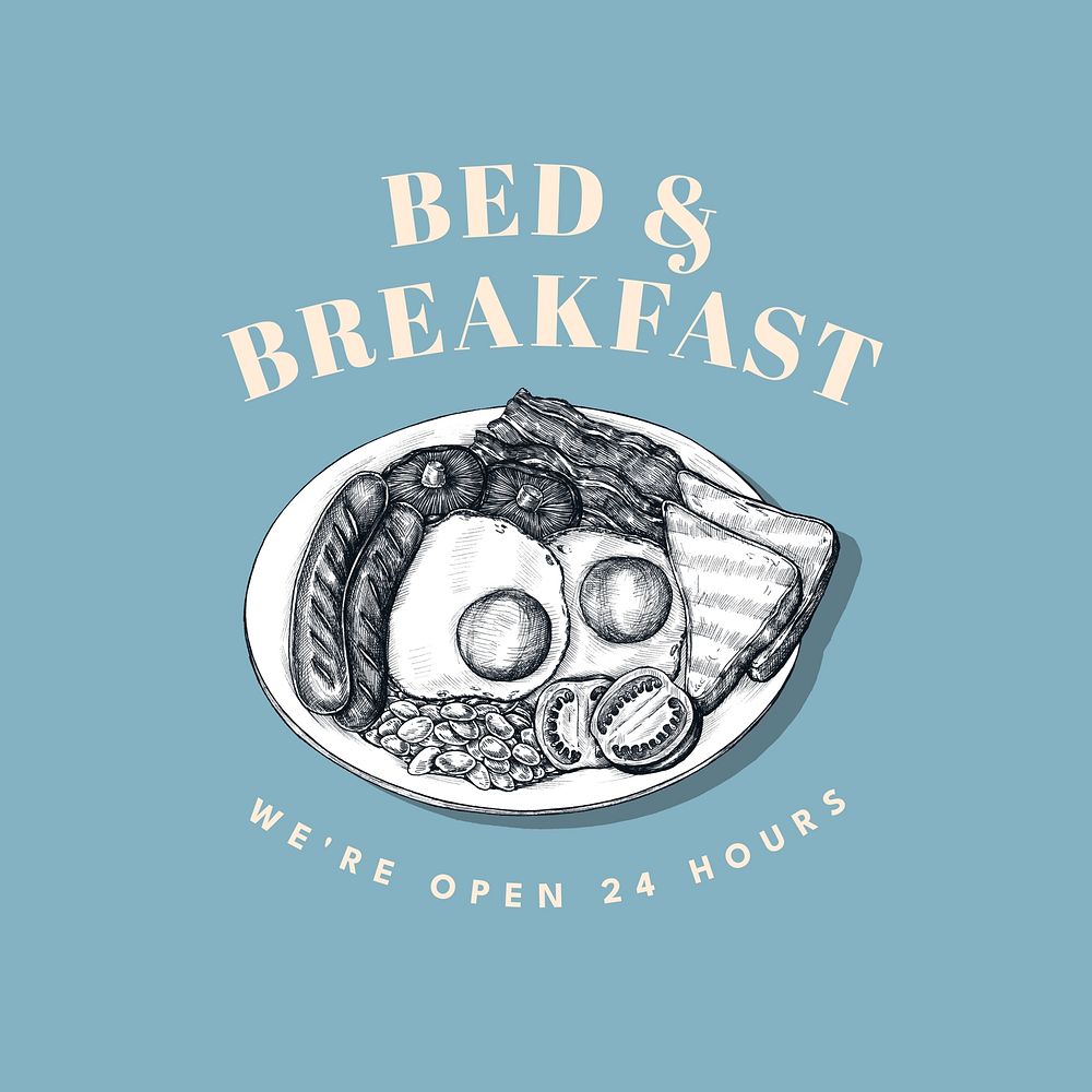 Breakfast shop  logo template   design
