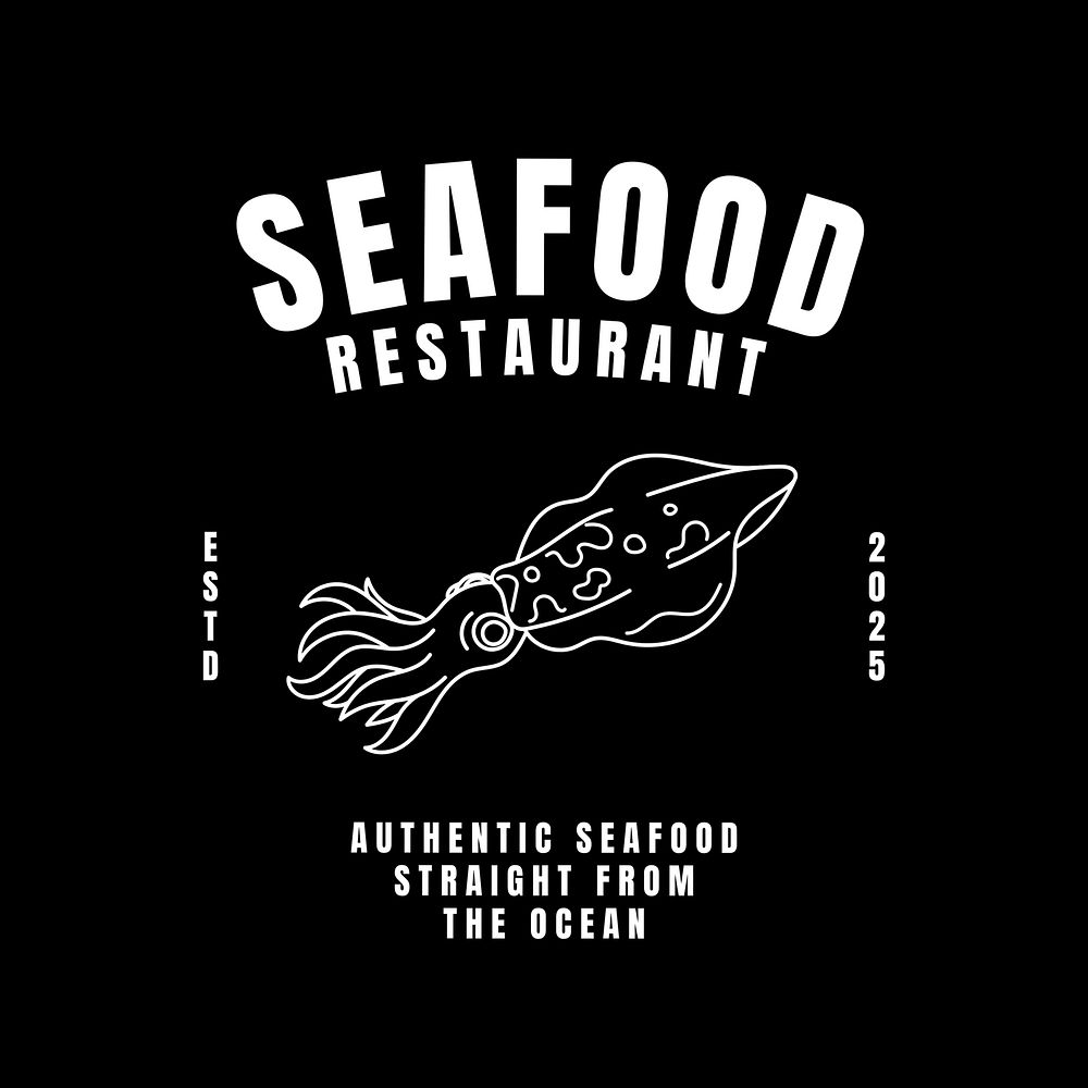 Seafood restaurant  logo template   design