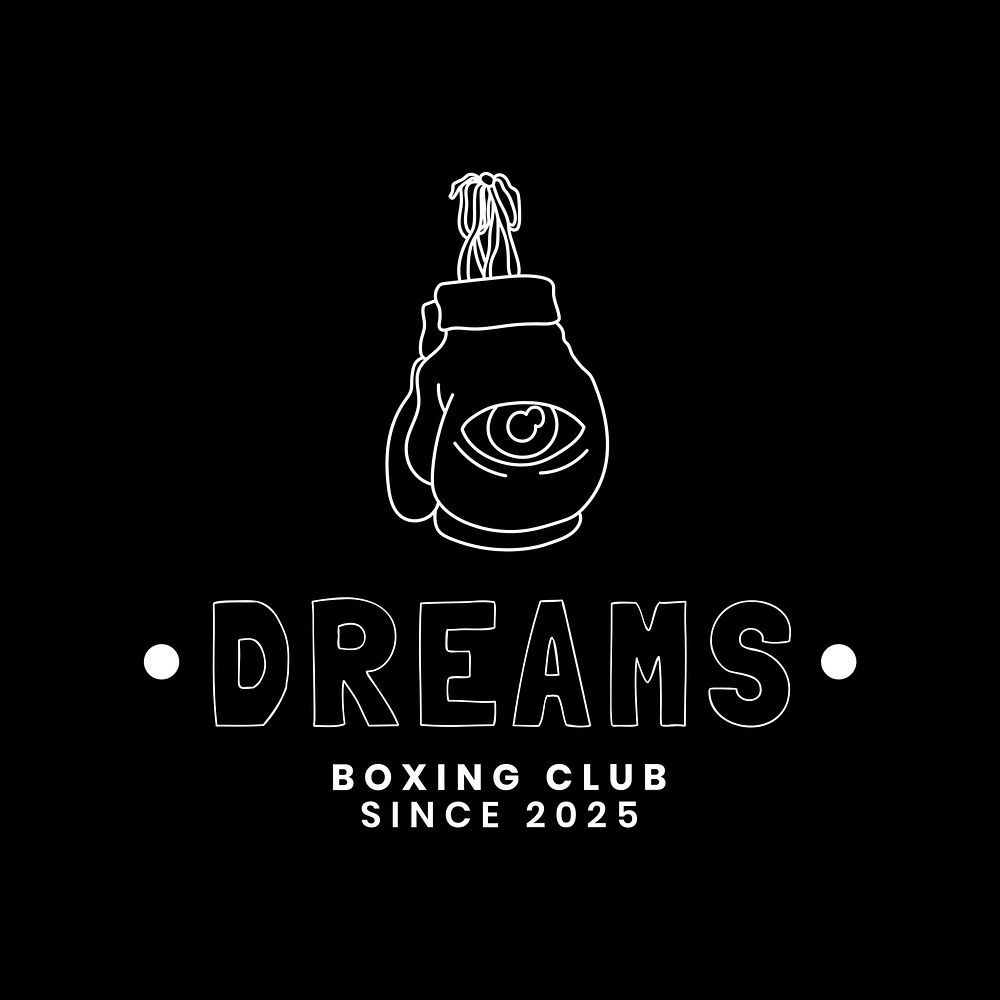 Boxing glove  logo template   design
