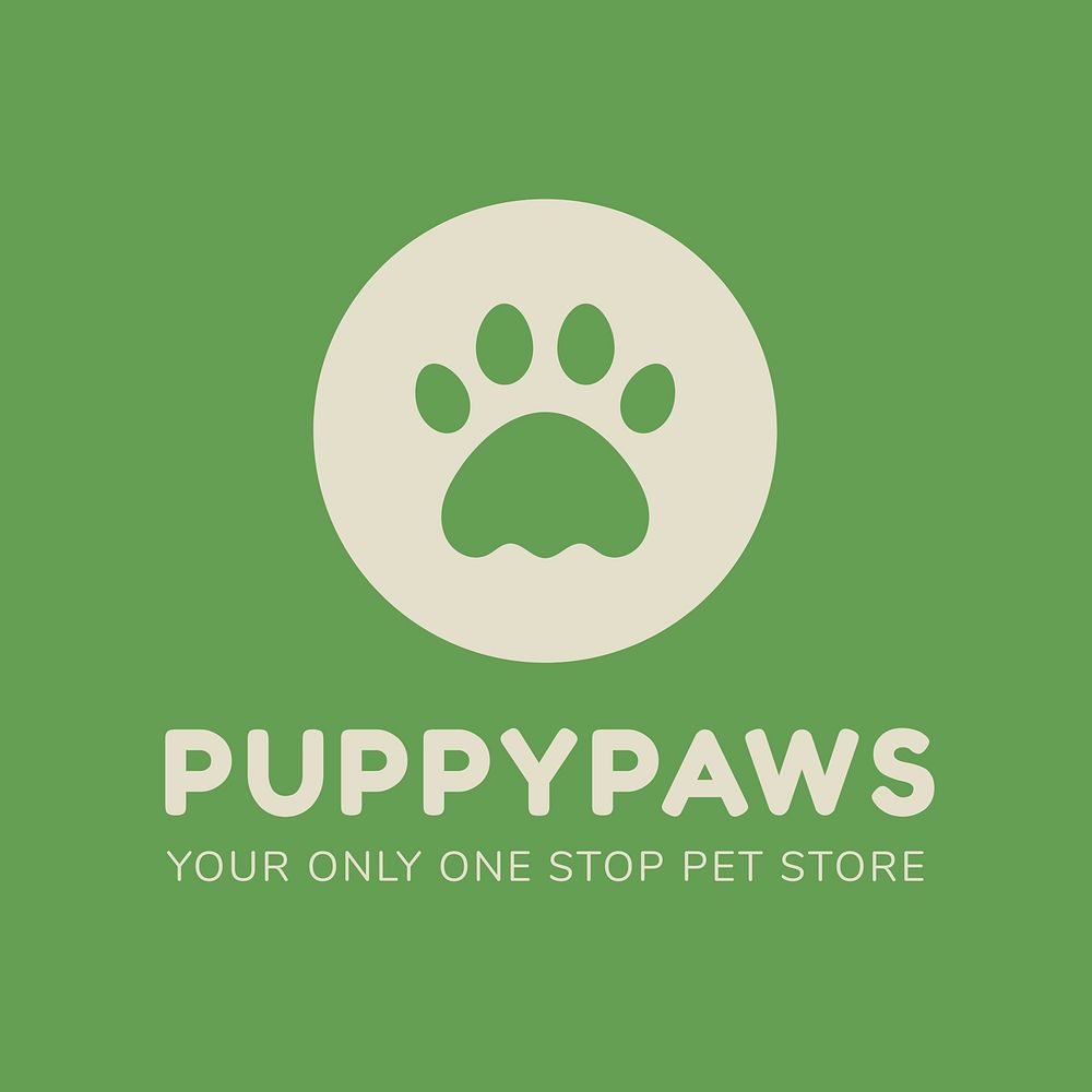 Pet shop logo business branding