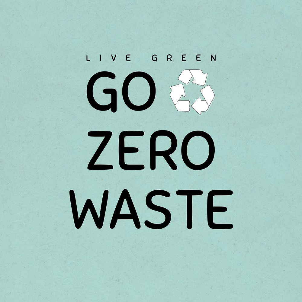 Zero waste Facebook post template