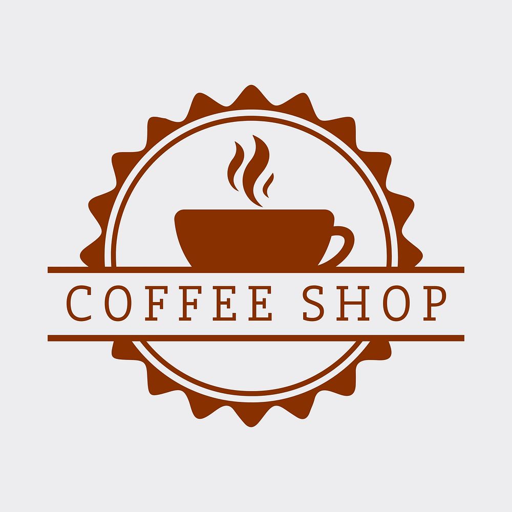 Coffee shop logo business template  