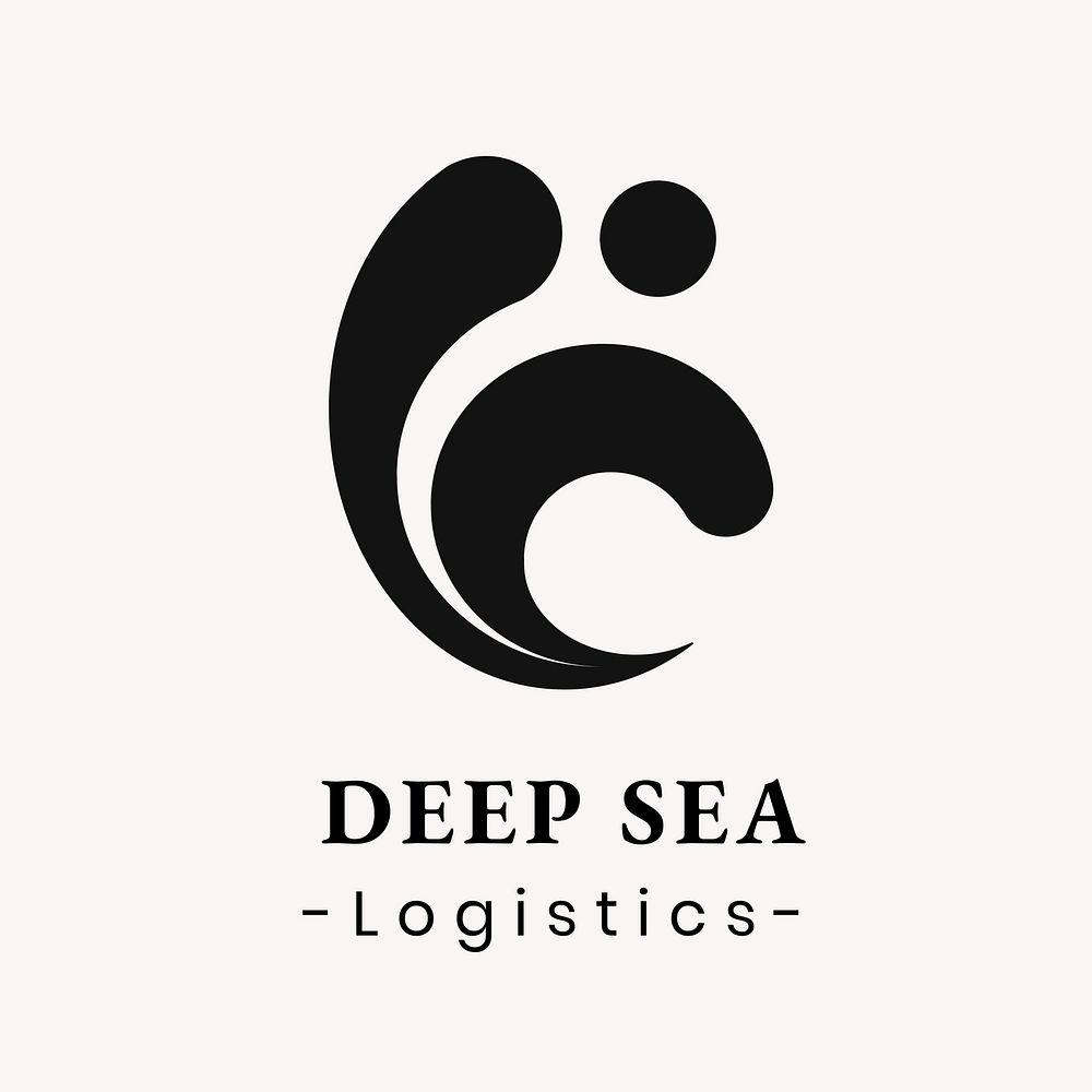 Logistics business logo template   