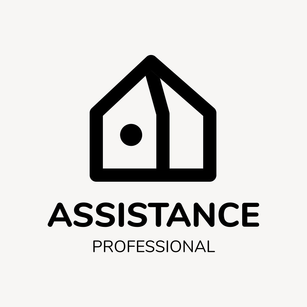 Professional assistance business logo template  