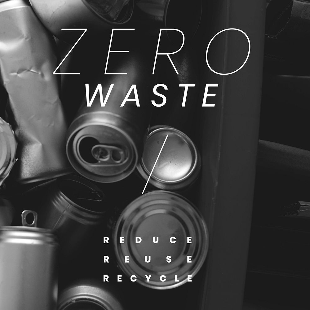 Zero waste Instagram post template