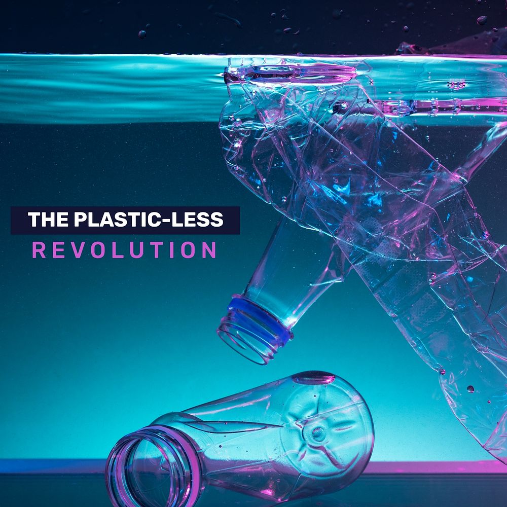 Plastic-less revolution Instagram post template