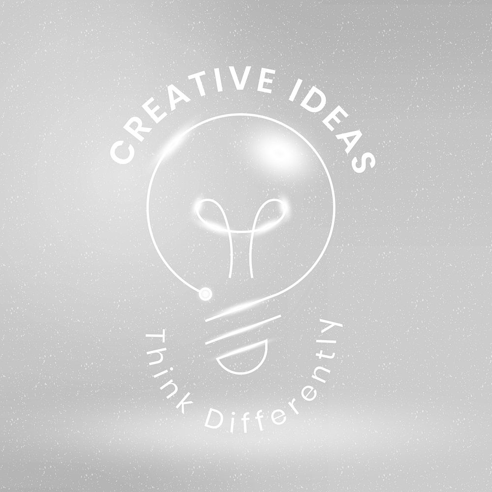 Creative logo template education technology with light bulb design