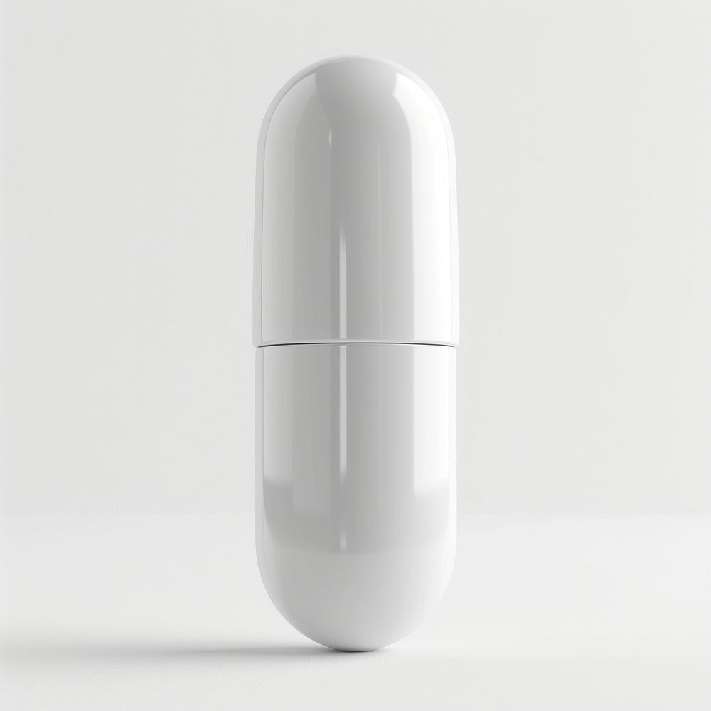 White oval pill electronics medication hardware.