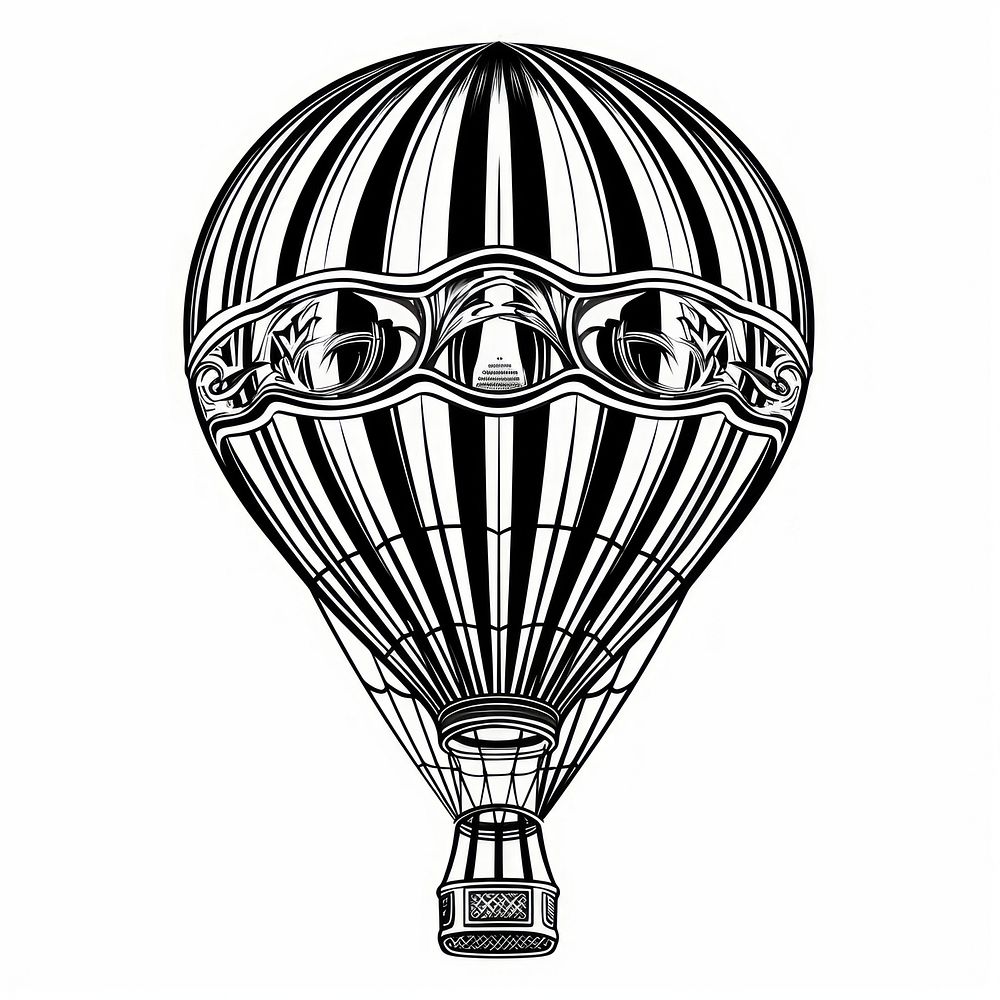 Balloon hot air balloon transportation chandelier.