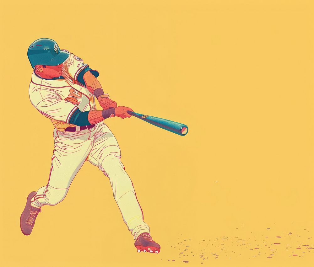 Drawing baseball player ballplayer softball clothing.