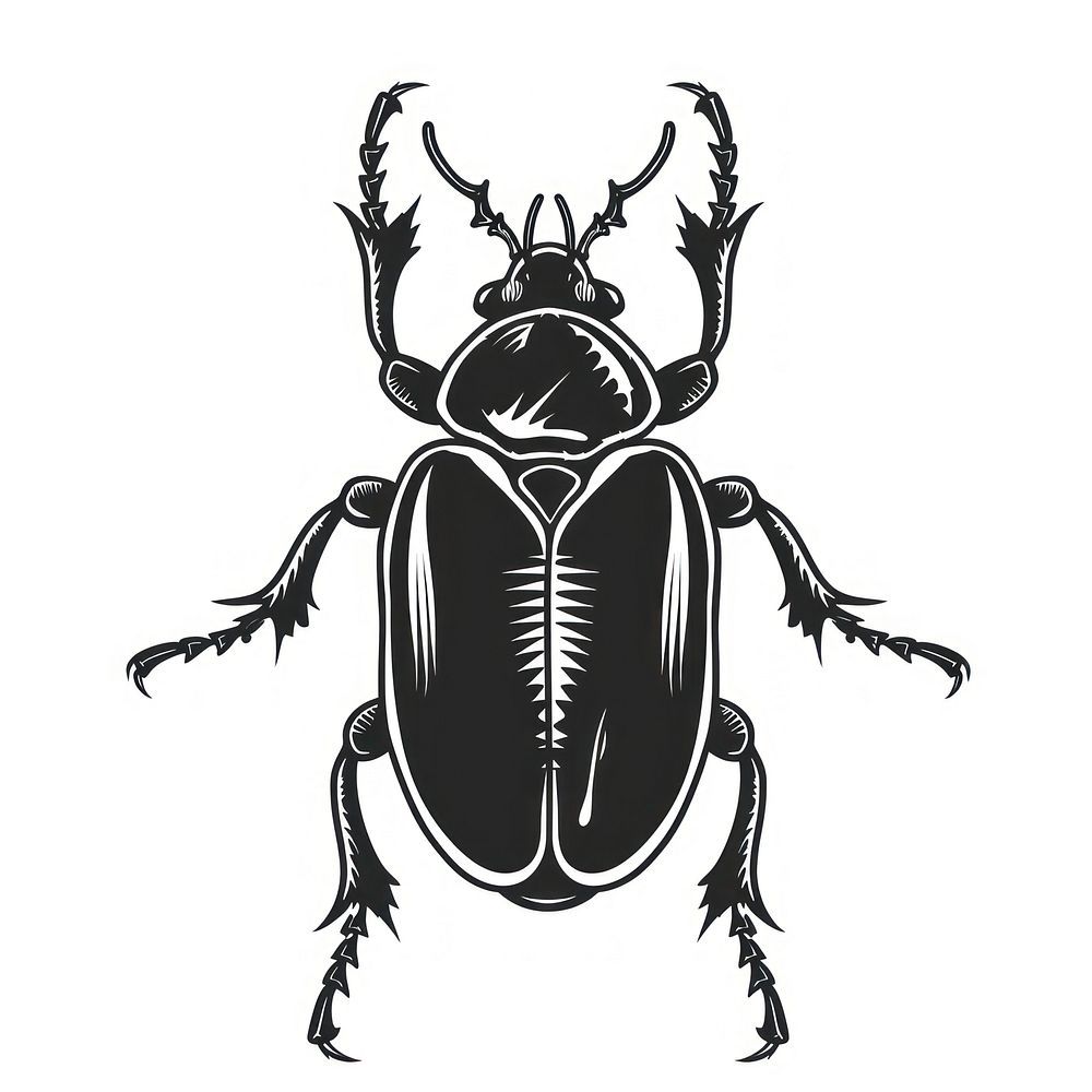 Six legs beetle invertebrate animal insect.