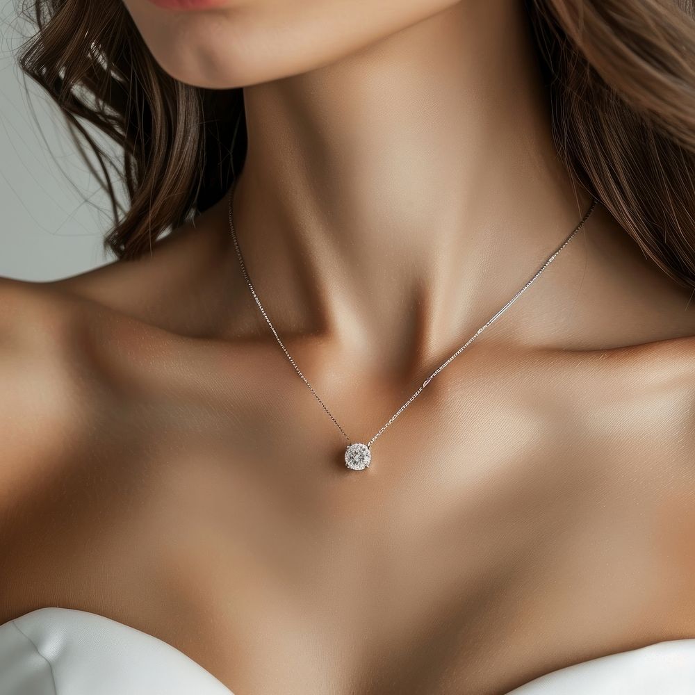 A luxury diamond necklace accessories accessory gemstone.