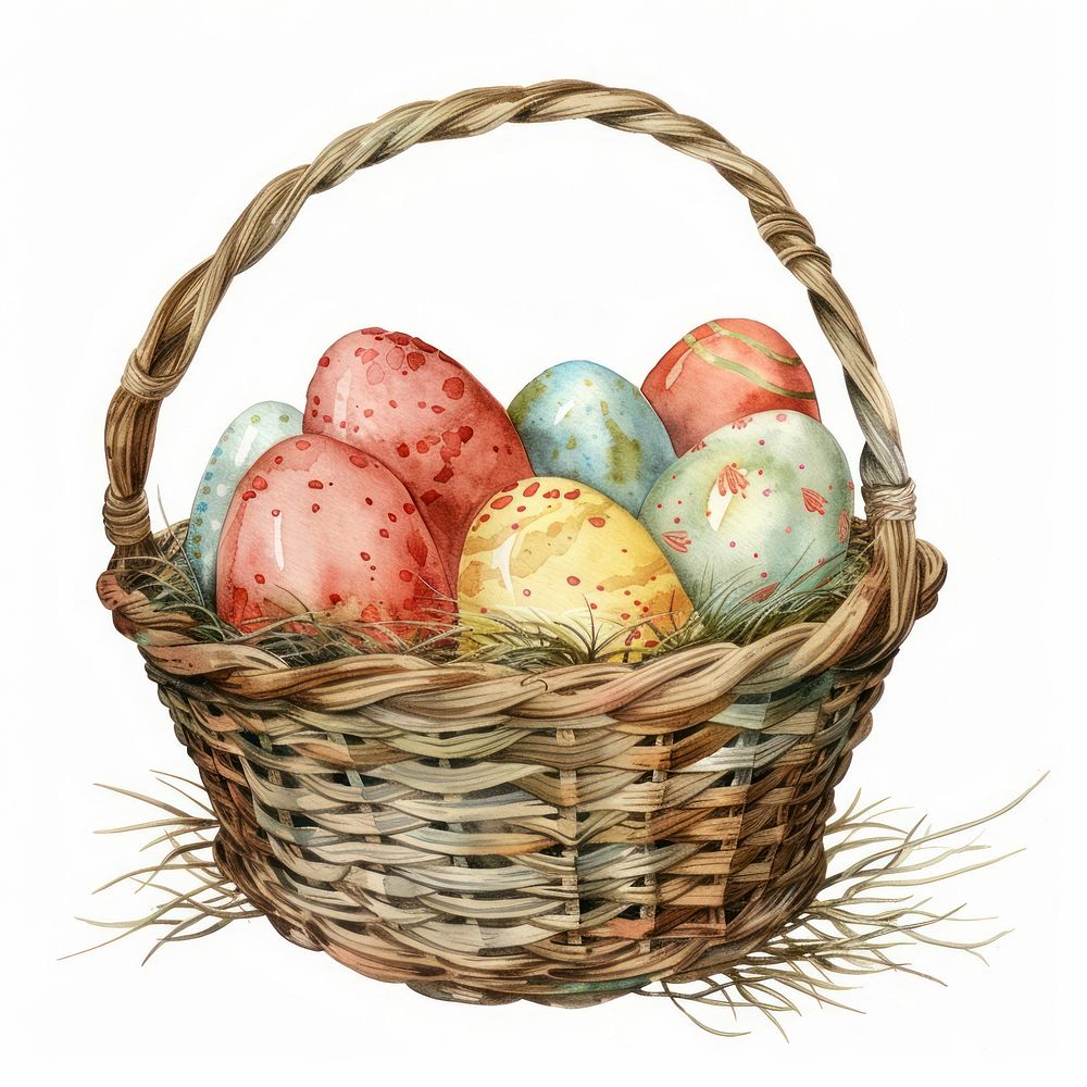 Basket egg cricket sports.