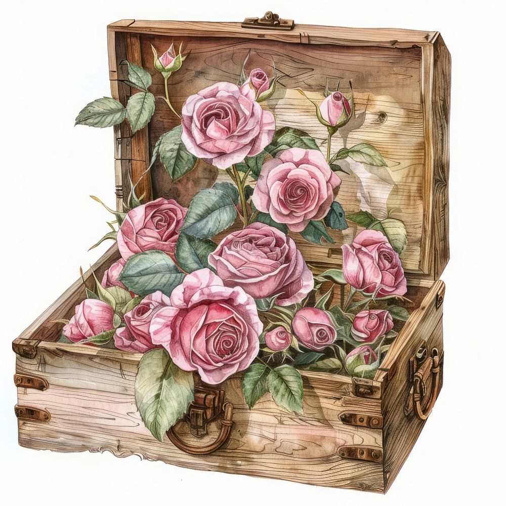 Rose box blossom flower.