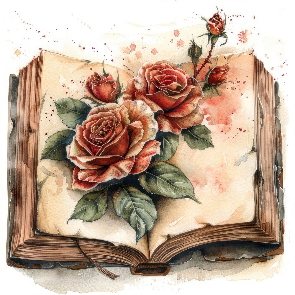 Rose book art publication.