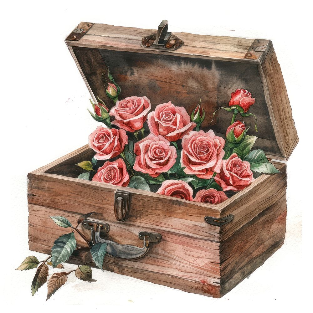 Rose box treasure blossom.