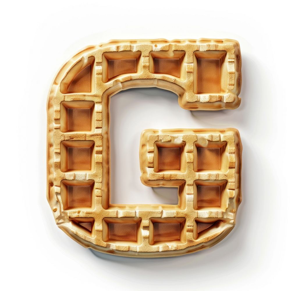 Letter G waffle symbol cross.