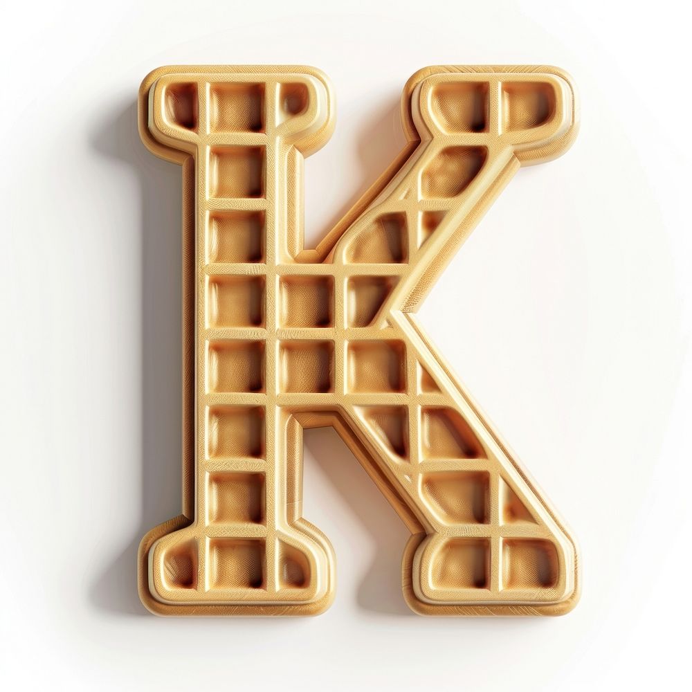 Letter K symbol number accessories.