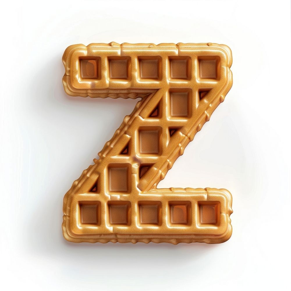 Letter Z symbol waffle text.