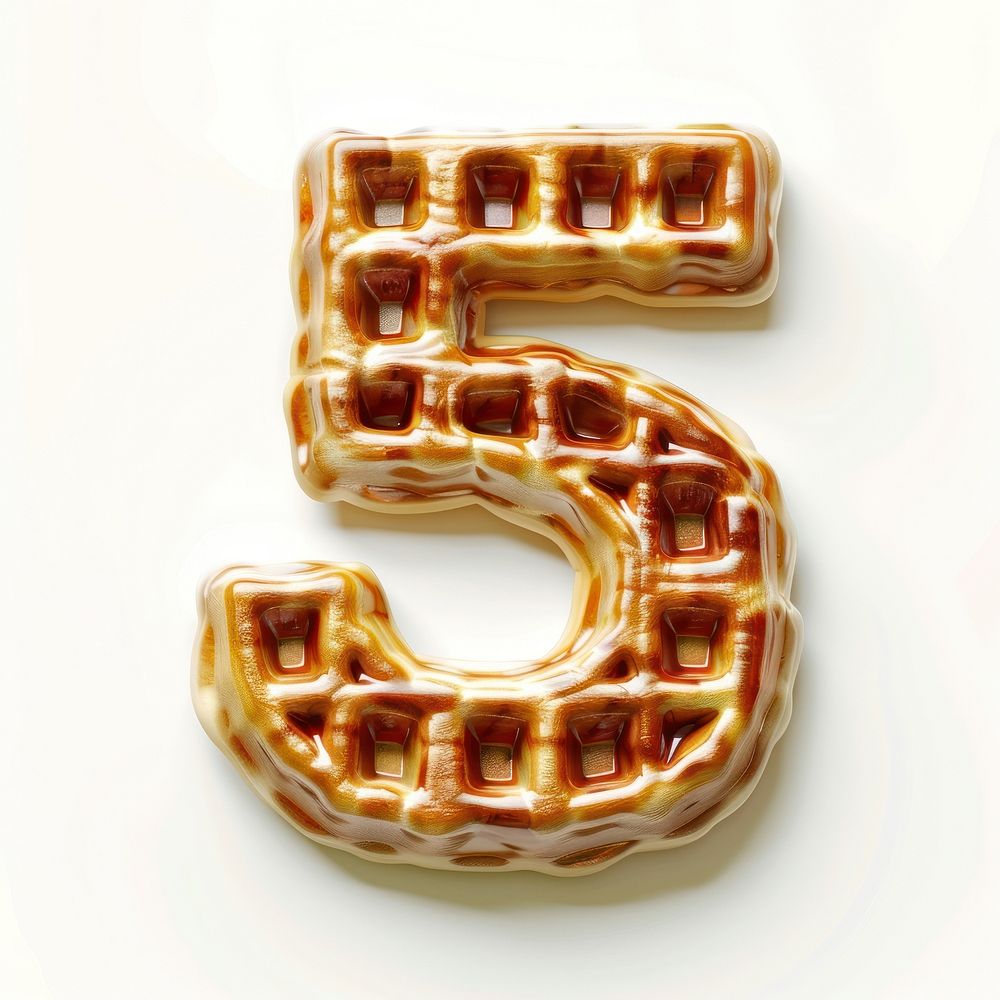 Number 5 waffle confectionery accessories.