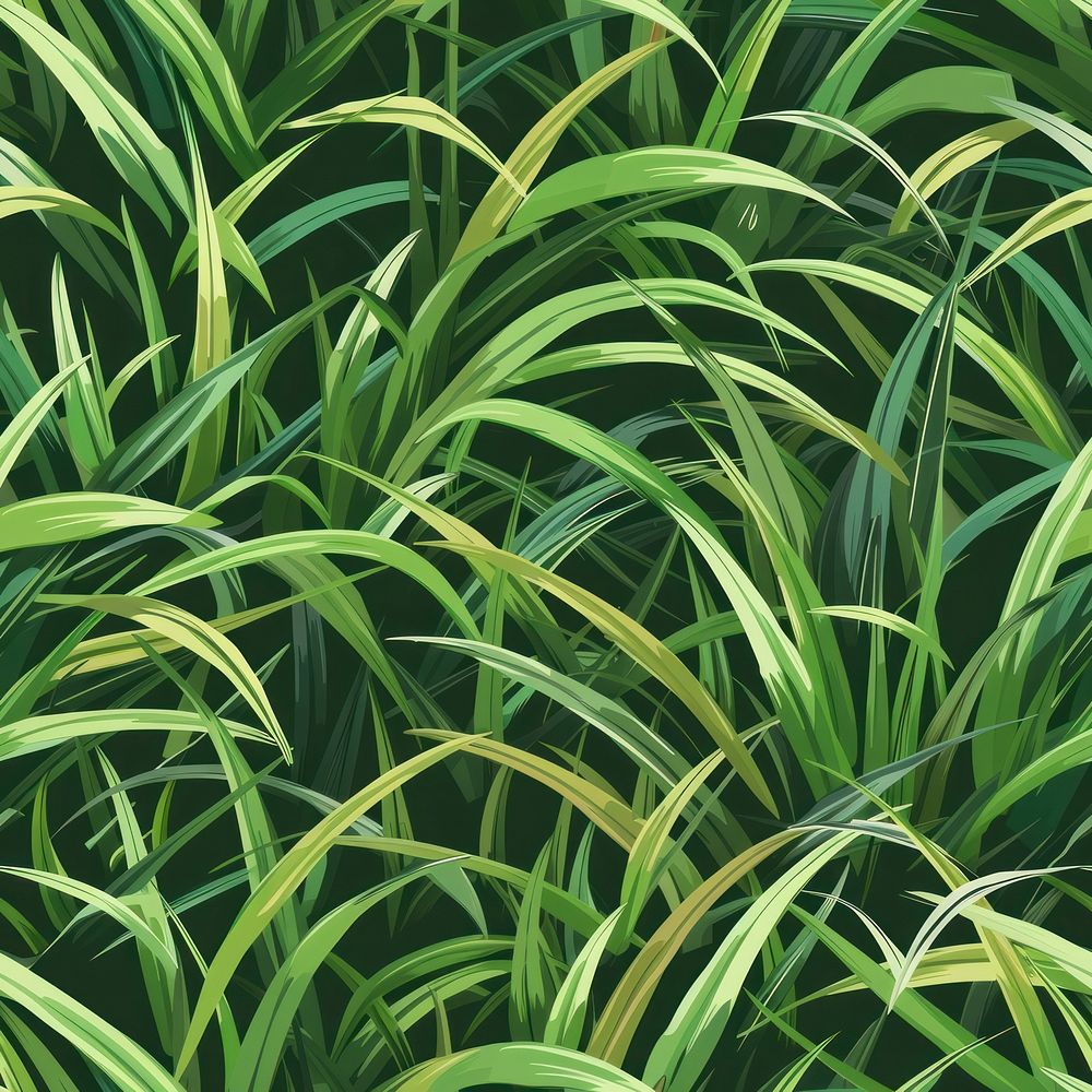 Seamless grass pattern vegetation agavaceae outdoors.