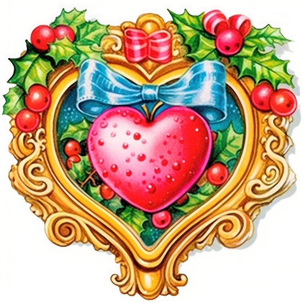 Christmas gift art embroidery pattern.