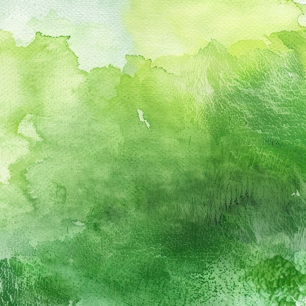 Watercolor Green Gradient Abstract Background green painting texture.