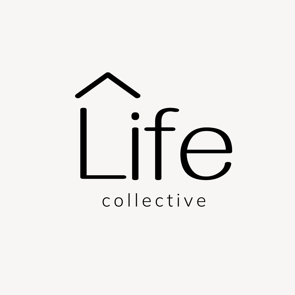Life insurance logo template