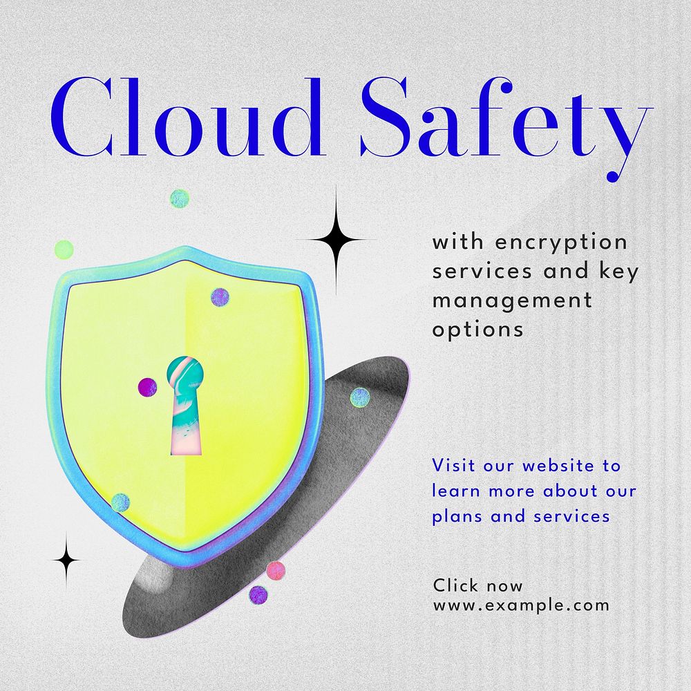 Cloud safety Instagram post template