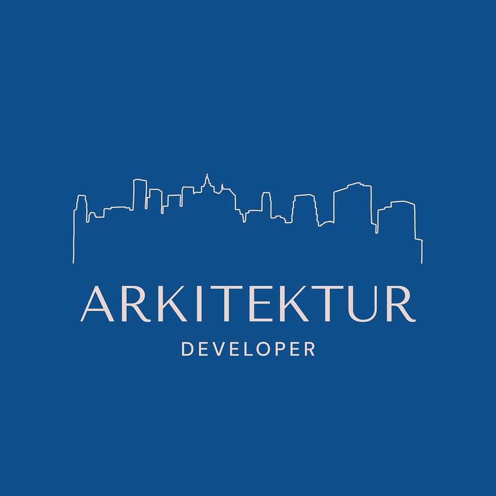 Estate developer logo template
