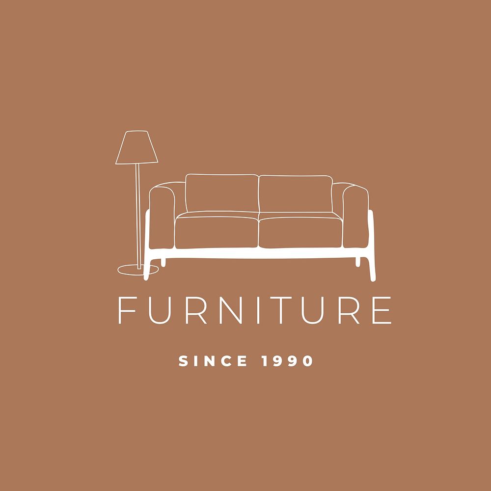 Furniture logo template | Free Photo - rawpixel