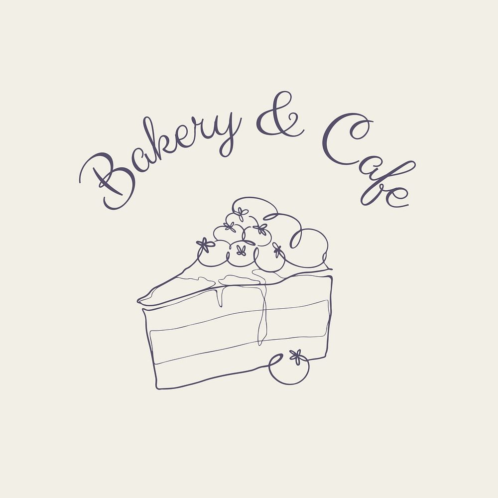 Bakery  cafe logo template