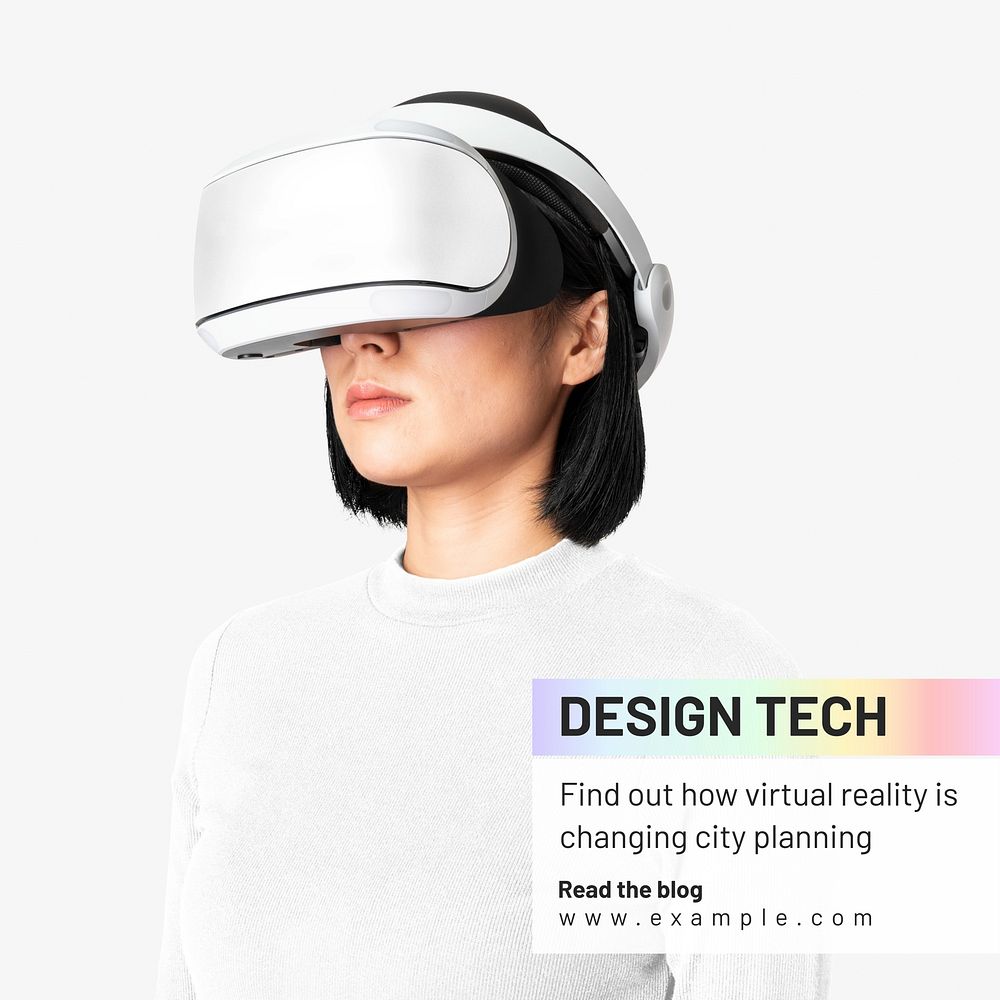 Design tech Instagram post template