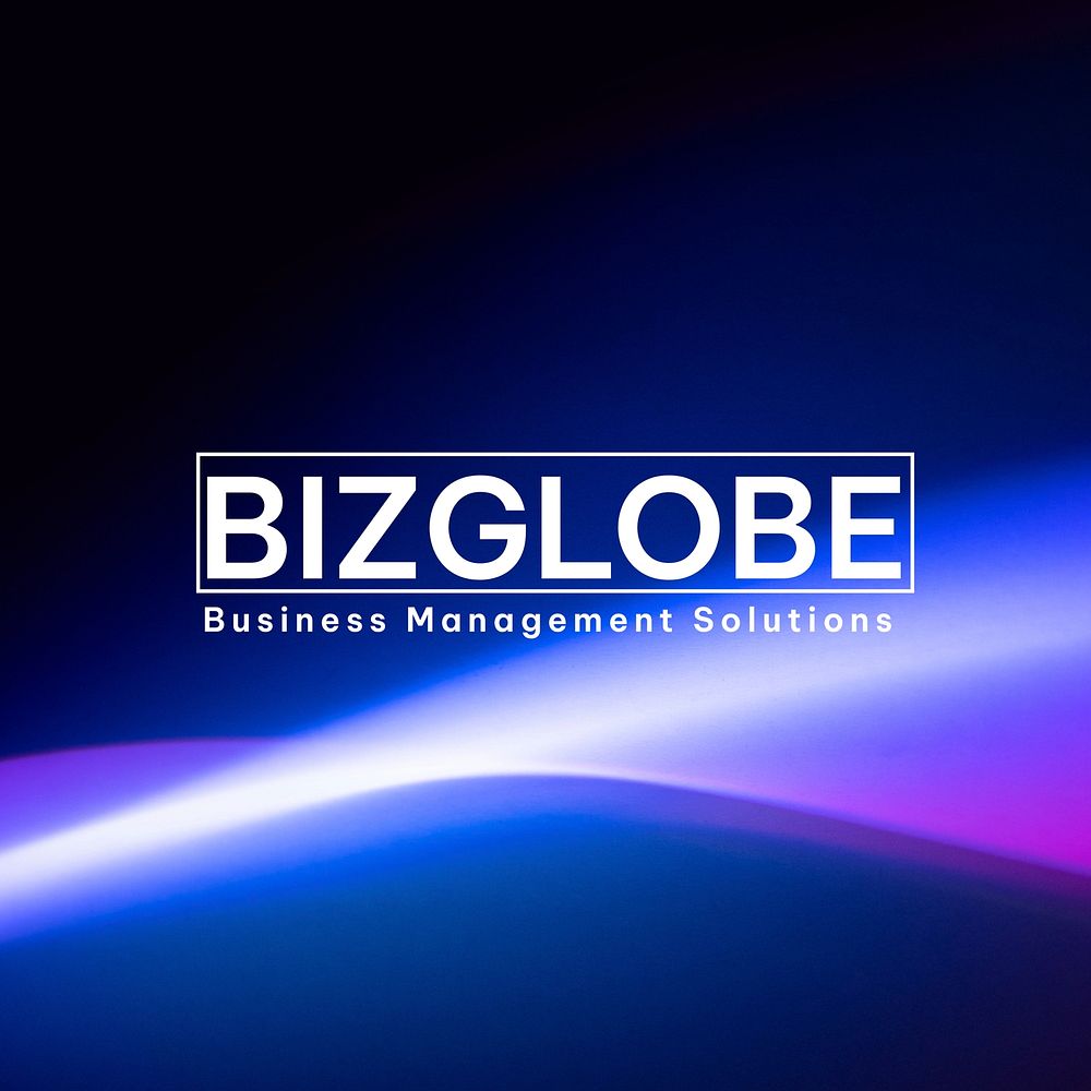 Business management logo template  