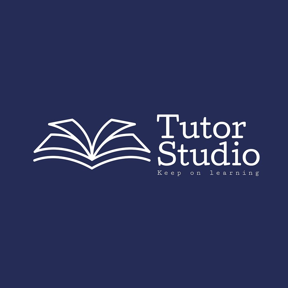 Tutor school logo,  business branding template design