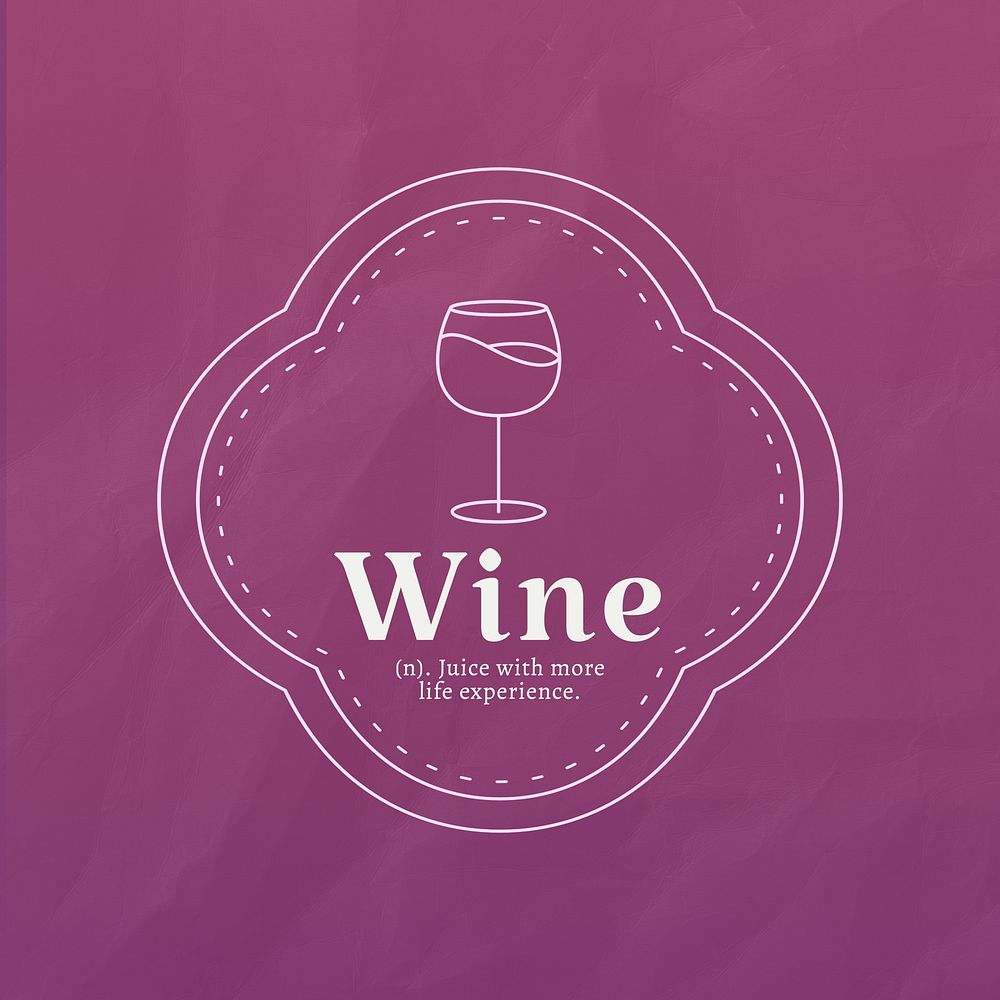 Wine logo  vintage template 