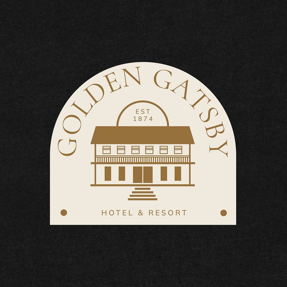 Hotel  logo,  business branding template design