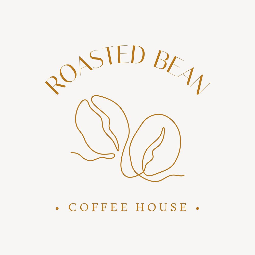 Coffee house logo template