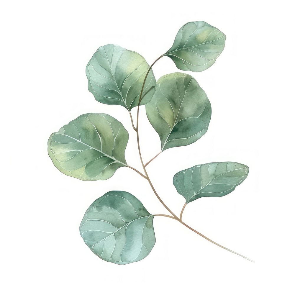 Eucalyptus leaf art annonaceae vegetable.